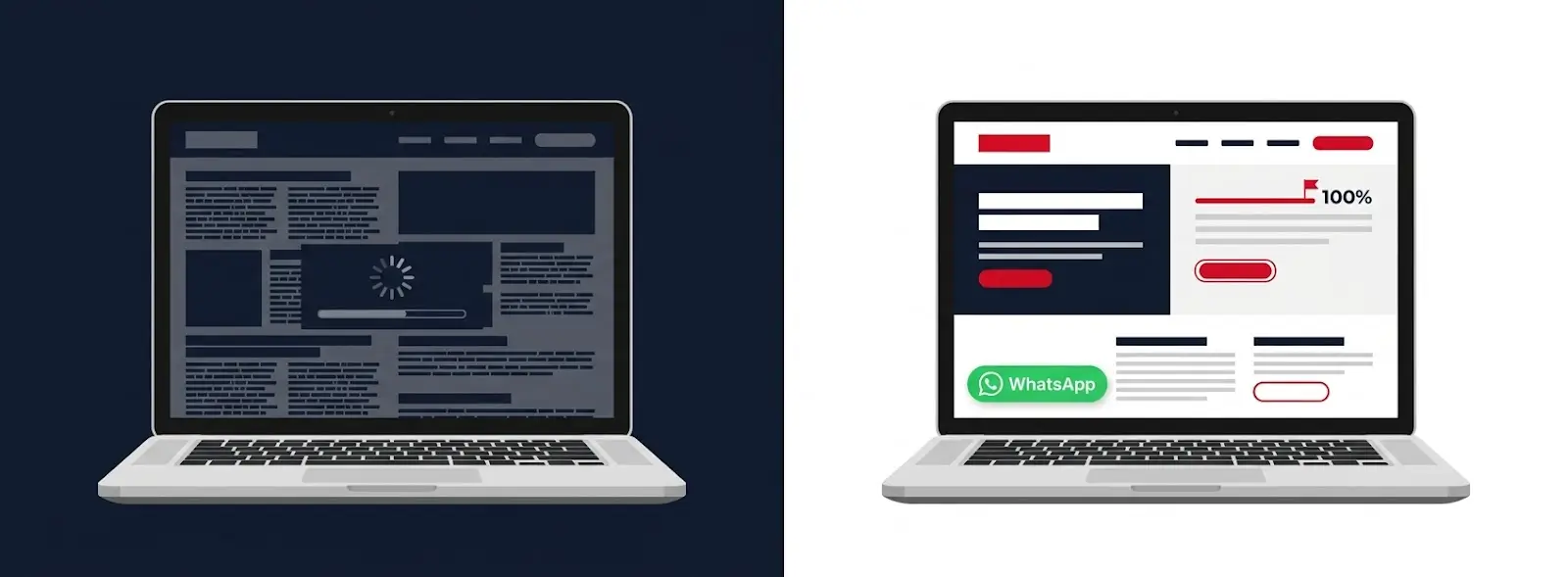 Psikolog web sitesi revizyonu öncesi ve sonrası karşılaştırması — eski ve yeni tasarım