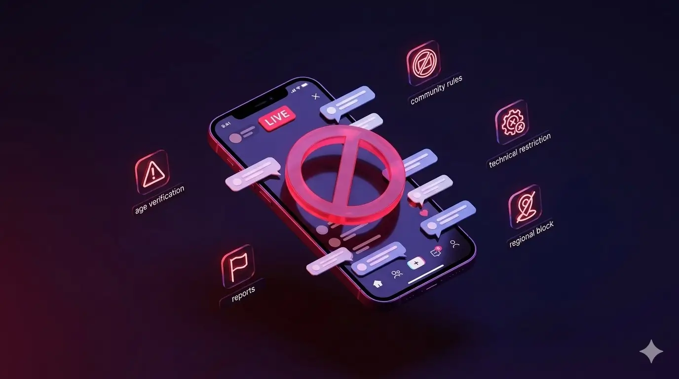 TikTok canlı yayın yasağı nedenleri 2026