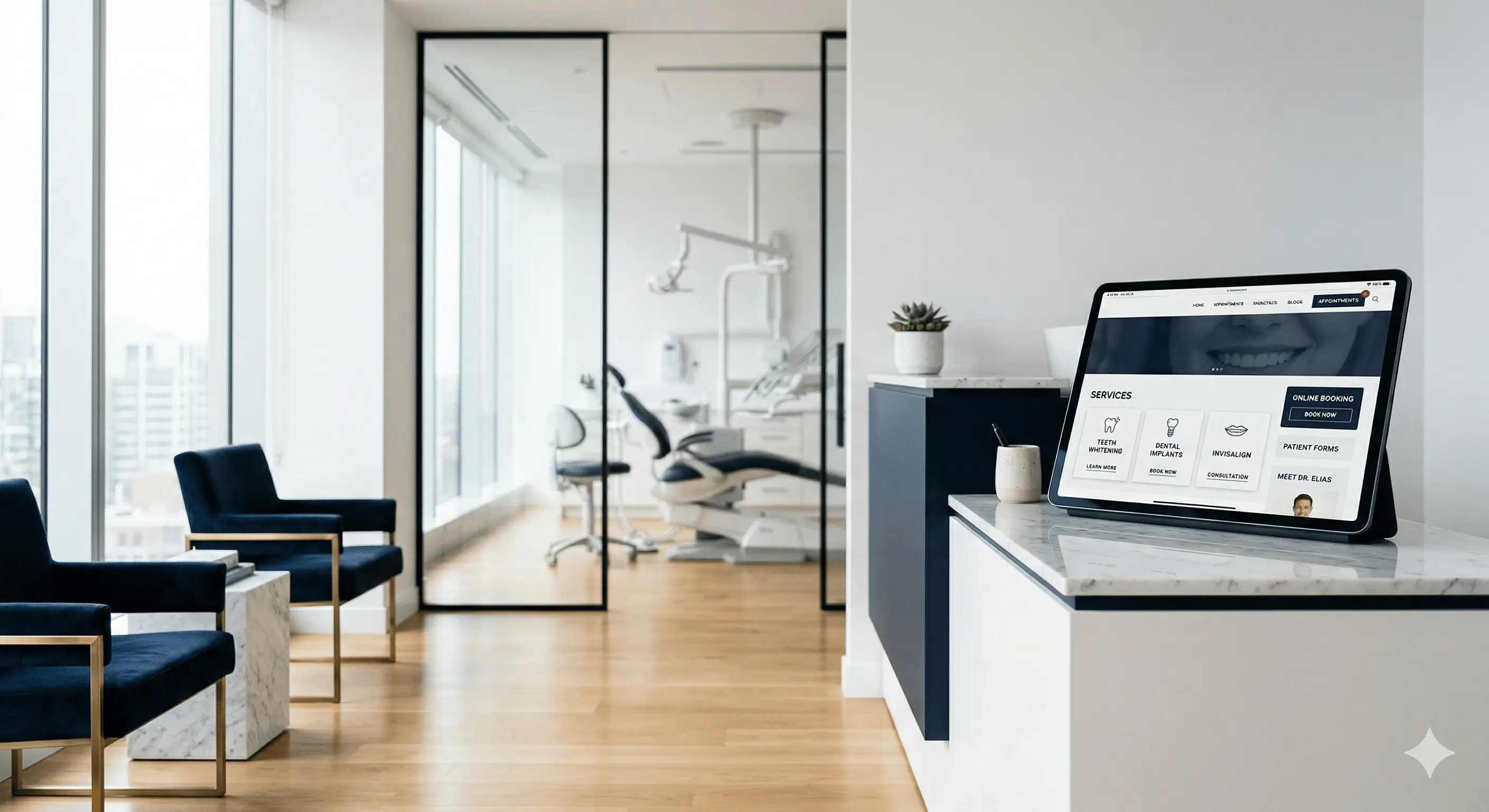 Diş kliniği web tasarım hizmeti — modern ve SEO uyumlu klinik web sitesi örneği